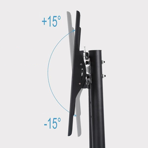 Supporto TV Mobile con Ruote in Acciaio Girevoli a 360 Gradi, Stand da Pavimento per TV LED Curve e Piatte - Product Image 6