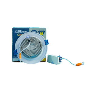 Downlight LED minimaliste moderne RVB TLC en alliage d'aluminium de haute qualité IP20, bordure blanche, anti-éblouissement, encastré mince pour la maison - Product Image 5