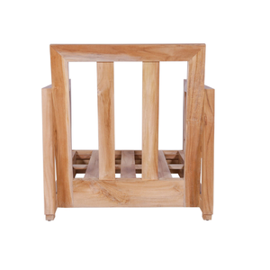 Canapé de jardin de luxe résistant aux intempéries pour meubles d'extérieur avec un design minimaliste et un matériau en bois de teck - Product Image 4