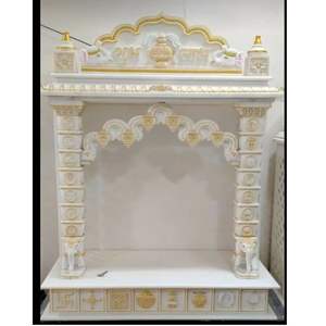 Mandir อินเดียสำหรับบ้าน | วัดอินเดีย | บ้าน pooja Mandir สีขาว - Product Image 2