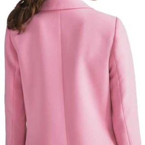 เสื้อเบลเซอร์แขนยาวสำหรับผู้หญิง, เสื้อแจ็คเก็ตแขนยาวผ้าฝ้ายระบายอากาศมีกระเป๋าเสื้อเบลเซอร์ลำลองทรงหลวมใส่ทำงานฤดูใบไม้ร่วง2024 - Product Image 6