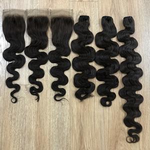 Extensions de cheveux humains à double trame Extensions de cheveux vietnamiens à cuticule alignée 100 cheveux humains - Product Image 6