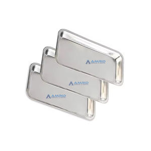 Paquete médico de hospital al por mayor de 3 bandejas placa quirúrgica médica bandejas de acero inoxidable para estudiantes de medicina - Product Image 3