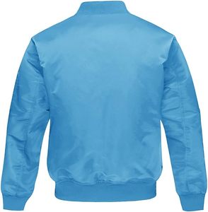 Vente en gros Blouson aviateur et manteaux en satin personnalisables pour hommes Automne Hiver Vêtements d'extérieur décontractés Concevez le vôtre - Product Image 2