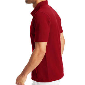 Polos doux en coton de qualité supérieure T-shirt polo respirant et doux avec logo brodé sur le devant pour hommes Mode décontractée et tenue de bureau - Product Image 5