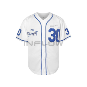 Camiseta de Béisbol de Alta Calidad, Diseño Personalizado OEM, Estampado Moderno, Camiseta de Béisbol Roja y Negra con Botones - Product Image 5