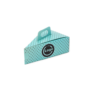 Boîtes mod. SLICE en carton avec poignée 11x17x7 cm blanc - Personnalisé - Product Image 3