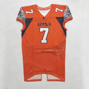 Ensemble de maillots de football américain personnalisés pour adultes, style streetwear, séchage rapide, vêtements d'entraînement en polyester - Product Image 4