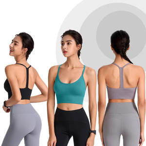 OEM personalizado mujeres Yoga sujetador ligero transpirable Activewear Top de cuatro vías elástico ajuste adecuado gimnasio Fitness marca de etiqueta privada - Product Image 4