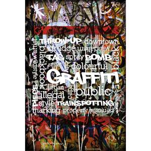 Graffiti Art <b>Poster</b> Durable Paper Wall Decor - Product Image 1