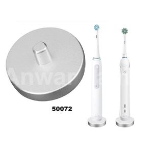 Porte-brosse à dents électrique compatible argent pour salle de bain porte-brosse à dents en aluminium support de brosse à dents en métal - Product Image 1