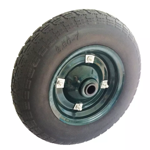 13in 3.50-7 roues de roulette plates et libres roue de pneu de brouette pour chariot de brouette chariot de pelouse chariot de jardin - Product Image 6