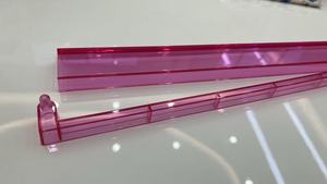 Pink <b>Plastic</b> Mahjong <b>Tile</b> Pusher Rack Portable Game Accessory for American Mahjong Play - Product Image 3