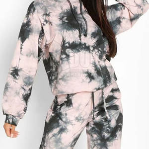 Survêtement de Sublimation pour femmes légères respirant coton/polyester tissu formation porter deux pièces tenue de sport survêtement - Product Image 4
