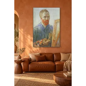 Impression sur toile de l'autoportrait de Van Gogh à l'étable - Product Image 5