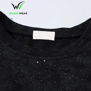 Meilleur fournisseur Tout dernier nouveau design T-shirt à manches courtes imprimé ciel étoilé pour hommes Tenue décontractée tendance T-shirts surdimensionnés - Product Image 3