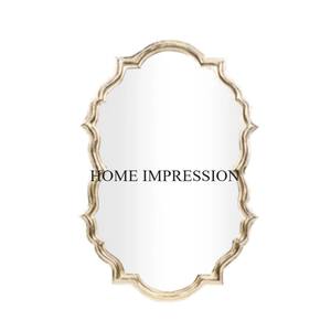 Superior Quality Metal Made High Grade <b>Gold</b> Plated Most Antique Unique Designer Wall <b>Mirror</b> For Home And Hotel Decoration Supply - Product Image 1