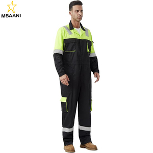 Combinaison de travail pour homme, combinaison haute visibilité, combinaison de mécanicien, vêtements de travail, combinaison avec plusieurs poches - Product Image 1