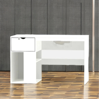 Bureau de direction contemporain en bois de haute qualité à prix abordable, fabriqué en Malaisie, mobilier 1374