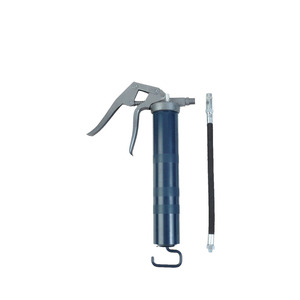 Pistola per grasso a una mano HP4-G, acciaio, per cartucce da 400 g, con beccuccio a 4 ganasce e tubo in gomma rinforzato - Product Image 1
