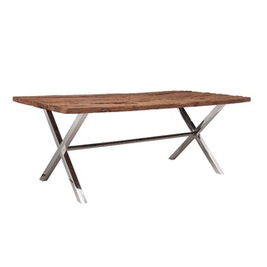 Tables console SS en bois recyclé multicolore utilisées comme décoration intérieure et produit utilitaire disponibles en plusieurs finitions et tailles en métal - Product Image 3