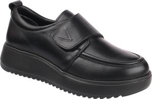 VOYAGER Chaussures décontractées tendance pour femme en cuir véritable avec fermeture Velcro, semelle intermédiaire EVA amortie et semelle extérieure en caoutchouc, antidérapantes, collection automne/hiver - Product Image 2