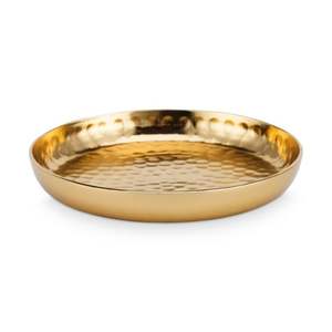 Plateau décoratif de service de mariage en métal doré Fabricant Hôtels Restaurant Ustensiles de cuisine Plateaux de service Ustensiles de cuisine de restaurant - Product Image 4