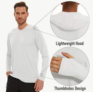 Camisetas de Pesca con Protección Solar UPF 50+ para Hombre, Camisetas de Pesca Deportivas de Manga Larga, Camisetas de Protección contra Erupciones - Product Image 3