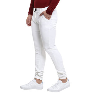 Pantalon de survêtement pour homme, décontracté, d'entraînement, d'extérieur, taille mi-haute, MOQ faible, automne, 100% élasthanne/polyester, polaire, élastique, pour la course à pied, le jogging, la salle de sport - Product Image 2