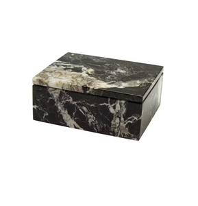 Best Selling Marble box Luxury Jewelry box fancy Trending Design Custom logo with lid Exclusive Pure White marble box