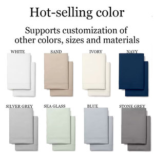 Vente flash - Draps en <span class=keywords><strong>lin</strong></span> <span class=keywords><strong>pas</strong></span> chers - 50% coton 50% polyester - Draps taille king size - Blanc - <span class=keywords><strong>Drap</strong></span> <span class=keywords><strong>plat</strong></span> - Product Image 4