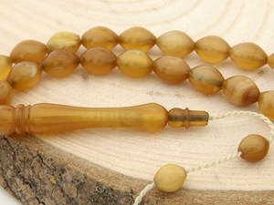 Lightweight Exquisite Handcrafted Natural Buffalo Horn Misbaha With 99 Horn <b>Beads</b> Set For Eid Gift Ideas At Wholesale Price - Product Image 3