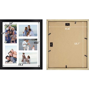 Meilleure vente de cintre moderne en bois de chêne pour affiches cadre photo en bambou décoration d'art mural logo OEM sac laser prix pour l'Inde - Product Image 3