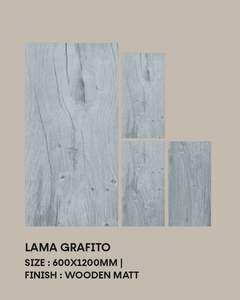 24X48 Carreaux de bois en porcelaine antibactérien et antidérapant pour le salon et la chambre à coucher - Product Image 3