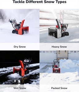 Souffleuse à neige sans fil YF-60vRX22-ST 60V 22 pouces, batterie lithium-ion puissante de 4,0 Ah, profondeur de neige de 10 pouces, 180 °   Chute, autopropulsée - Product Image 4