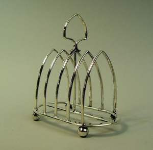 Support à pain moderne en acier inoxydable plaqué argent, 5 niveaux, multifonctionnel, pour ustensiles de cuisine - Product Image 6