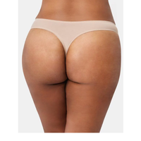 Tanga de Alta Calidad OEM/ODM para Mujer, Talla Grande, Tejida, Lisa, Teñida, Ecológica, Transpirable, Sin Costuras