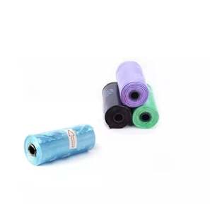 2025 durable chien déchets merde sacs acrylique polaire PU matériel avec distributeur et laisse Clip lavande parfumé Bolsas Caca Perro - Product Image 4