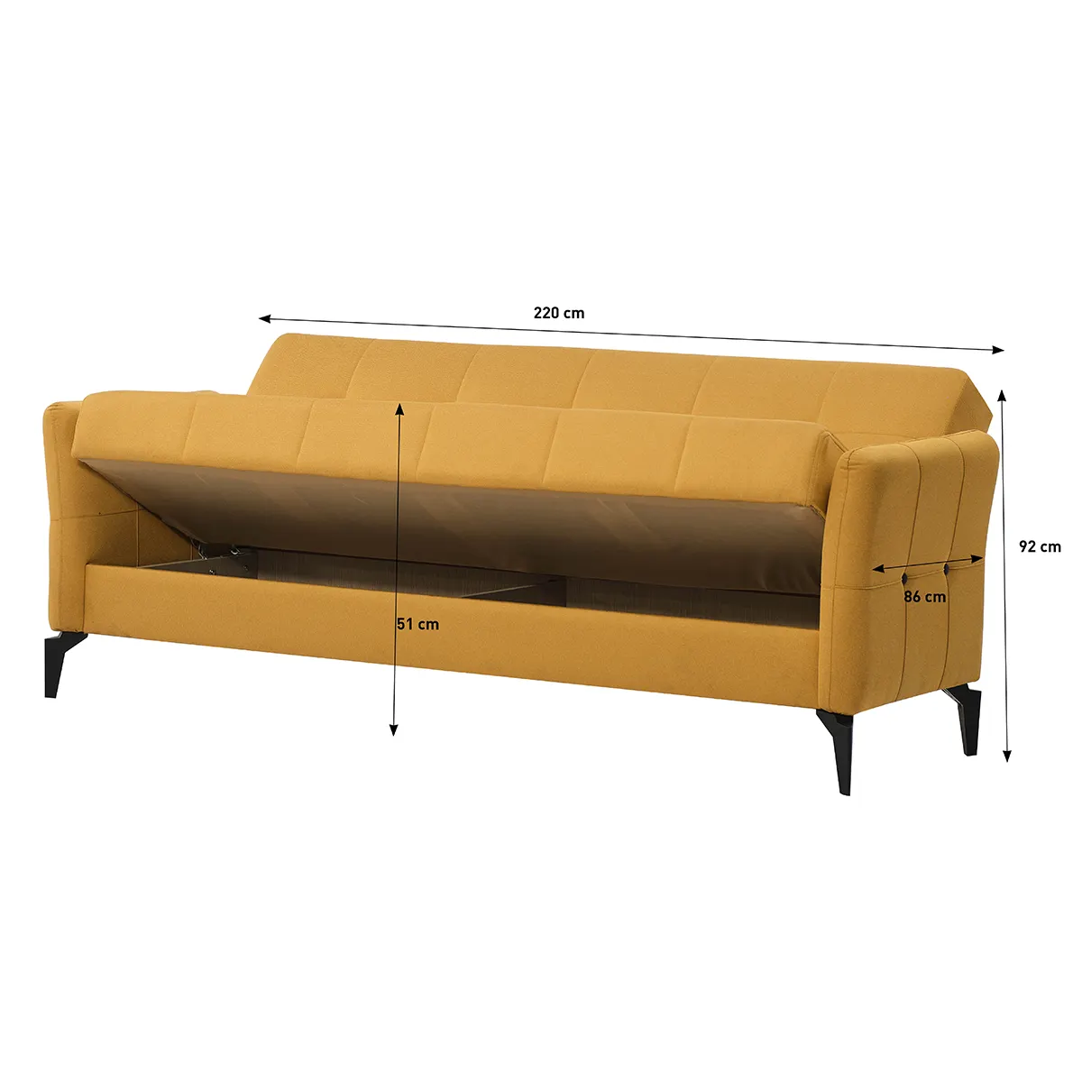 Space saving sofas living room high quality sofa bed with storage Turkish furniture