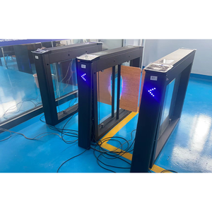 שער הנדנדה אוטומטית שער 304 נירוסטה Turtstle מאובטח מערכת זיהוי פנים לחביות וצבעים שחור כושר - Product Image 6