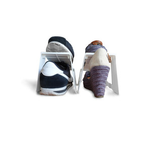 Confezione da 6 Portascarpe Bianchi per Armadio - Product Image 1