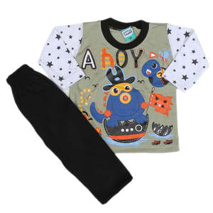 Traje de 2 Piezas de Manga Larga para Niños - Verde - Product Image 5