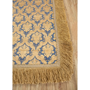 Alfombras y Conjuntos de Alfombras Personalizadas de Poliéster Azul Sile para el Hogar, Hechas a Medida en Jaipur, EE. UU. - Product Image 4