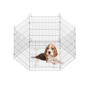 Parc d'exercice pliable en métal pour chien de compagnie pour petit grand moyen - Product Image 1