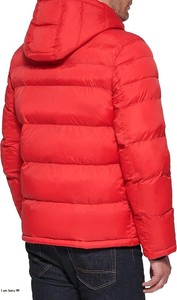 <b>Top</b> Jacket With Gradient Color Ski Jacket for <b>Men</b> Hooded Warm Puffer Jackets Weather Resistant Windproof Outwear - Product Image 4