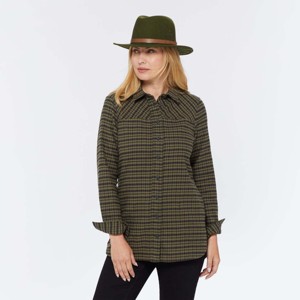 Camisa de franela a cuadros con botones de talla grande PARA MUJER: cálida, duradera y perfecta para el uso diario de otoño e invierno - Product Image 2