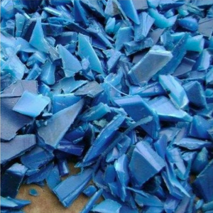 Flocons de PEHD bleu à haut débit 100 % recyclés, respectueux de l'environnement, pour applications d'extrusion et d'injection, approvisionnement en vrac, nettoyés - Product Image 4