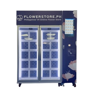 Máquina expendedora comercial de flores con operación de pantalla táctil, refrigeración y sensores inteligentes - Product Image 4