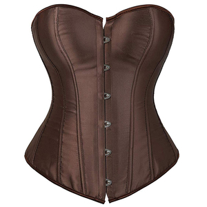 Corset en Satin violet élégant personnalisé Body Shaping Shapewear minceur taille formateur bustier haut pour les femmes Sexy Lingerie tenue - Product Image 1