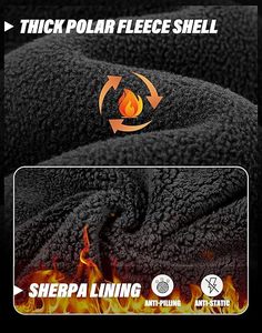 Abrigo de invierno Sherpa de manga larga con cremallera de color sólido personalizado al por mayor, chaqueta polar, chaquetas de moda urbana para hombre - Product Image 3